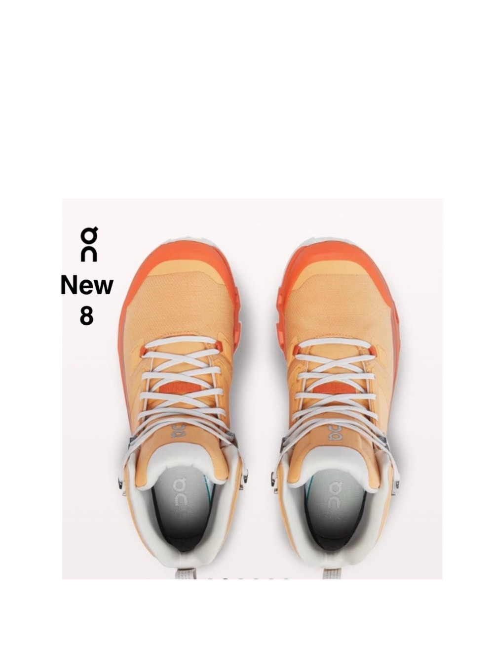 New ON CLOUDROCK WATERPROOF SHOE  Copper / Flare SIZE 8 IN BOX ⭐️⭐️⭐️⭐️⭐️
